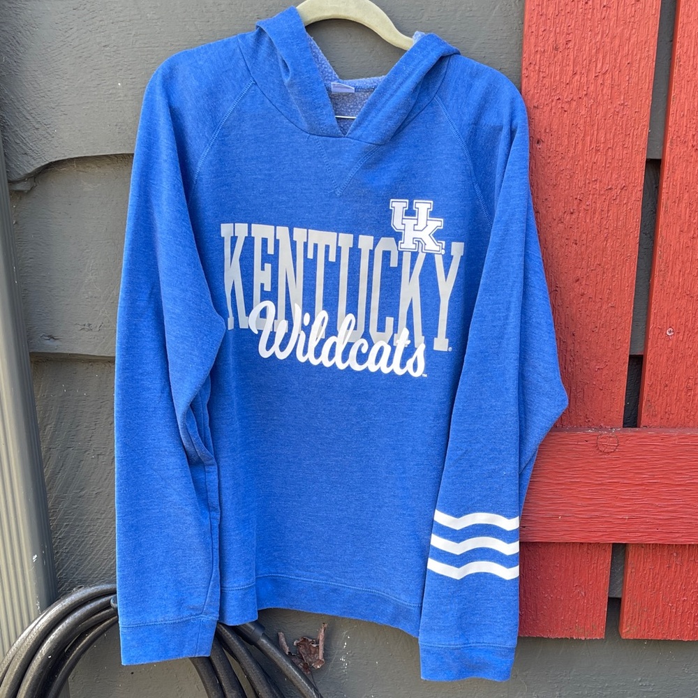 Kentucky Wildcats Women's Blue Hooded Pullover